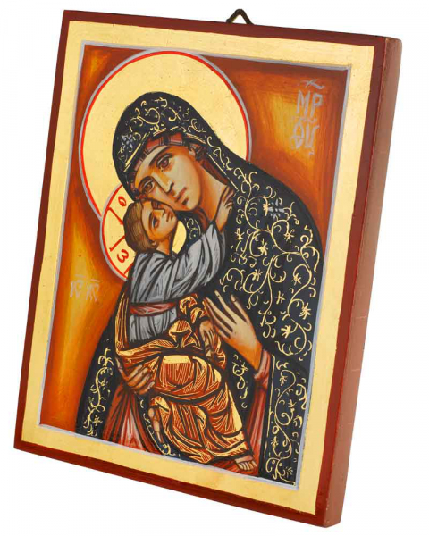 Ikone 22 x 18 cm Madonna  mit Kind