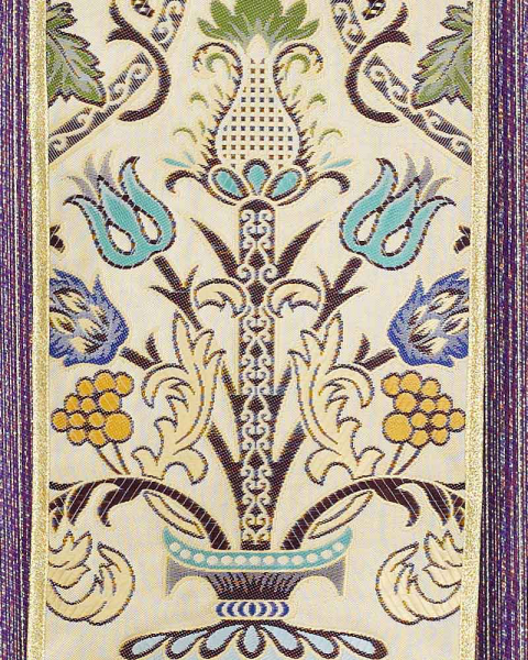 Kasel violett  mit Innenstola, 120 cm lang