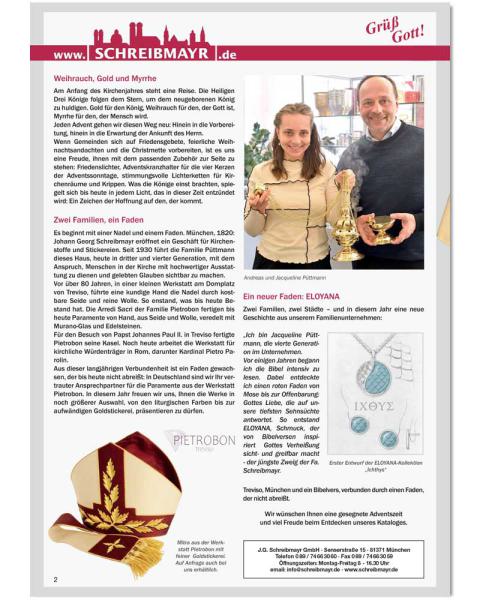 SCHREIBMAYR Hauptkatalog - Kirchenbedarf 2027