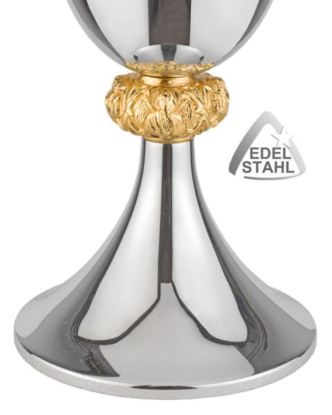 Kelch Edelstahl "4 Evangelisten" 18,5 cm hoch