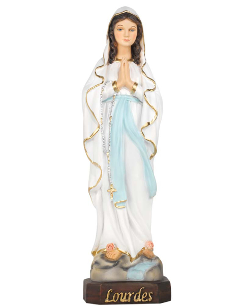 Lourdes Statuen 30cm liebevoll koloriert - Kunstharz