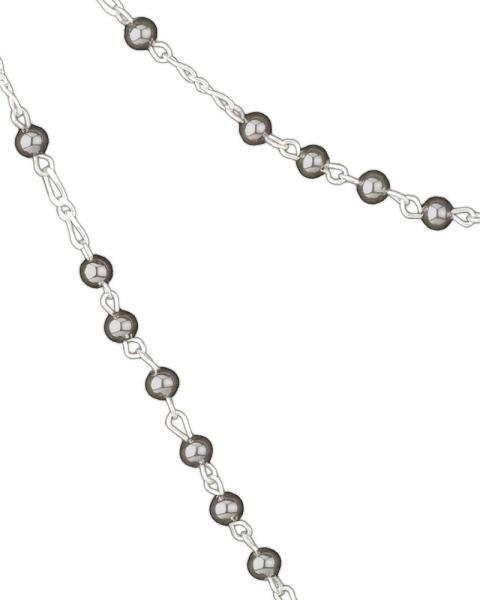 Rosenkranz Hämatit 6 mm Ø Perlen im Geschenketui