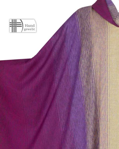 Kasel violett Harmonie mit Innenstola, gefüttert