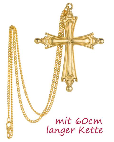 Pektorale Papst Leo XIV  7,8 x 6,5 cm mit Kette 60 cm