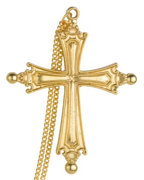 Pektorale Papst Leo XIV  7,8 x 6,5 cm mit Kette 60 cm