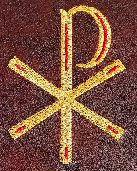 Verkündigungsmappe bordeaux A5  - 4 Ring