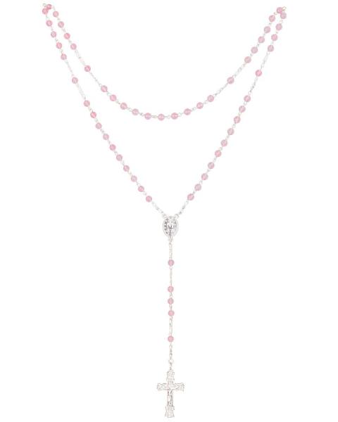 Rosenkranz Rosenquarzperlen 6 mm Ø im Geschenketui