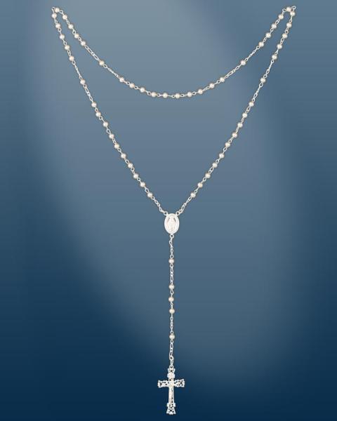 Rosenkranz im Geschenketui Sterling Silber 4 mm Ø