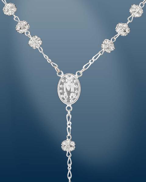 Rosenkranz im Geschenketui Sterling Silber 6 mm Ø