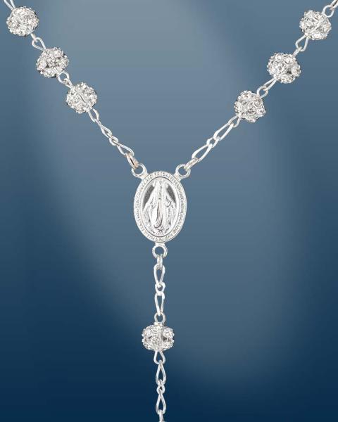 Rosenkranz im Geschenketui Sterling Silber 6 mm Ø