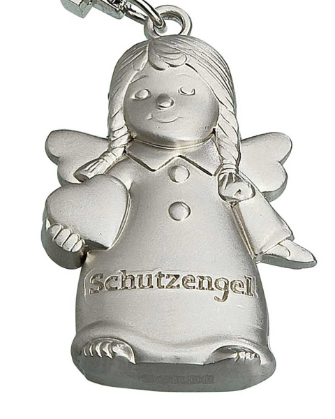 Schlüsselanhänger Schutzengel Mädchen 3,5 x 12 cm