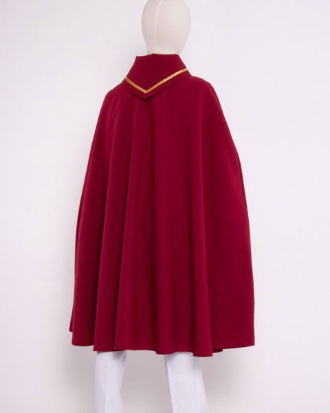 Pelerine Sternsinger weinrot 90 cm Polyester strapazierf.