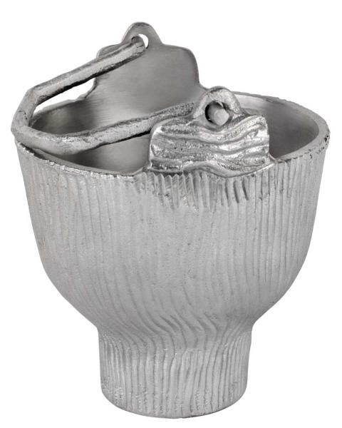 Tragweihkessel aus Aluminium 11,5 cm hoch 12 cm Ø
