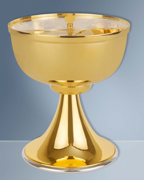 Ziborium 14 cm ø, 16 cm hoch, Plexiglas - Deckel