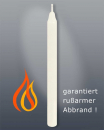 50 Prozessionskerzen 195 x 19 mm Opferkerzen