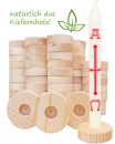Holzleuchter Buche natur 40 mm Ø, 14 mm hoch