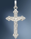 Kreuz Anhänger Kruzifix 16 x 25 mm 925 Silber