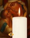 Altar candles, 200 x 60 mm, non-drip