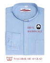 Collarhemd Langarm hellblau
