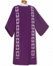 Dalmatik violett  mit Innenstola - Clavistreifen