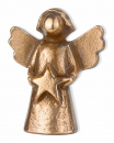 " Engel der Weihnacht" Bronze 5 x 6,5 cm hoch