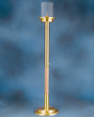 Flambeauxstab mit Plexiglaszylinder 65 cm