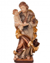 Heiligenfigur "Josef mit Kind" 20 cm