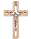 Holzkreuz durchbrochen, 16 x 25 cm m. Christuskorpus