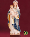 Madonna mit Kind, 30cm, coloriert, holzgeschnitzt