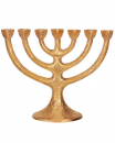 Menorah 22 x  29 cm Leuchter solide Bronze