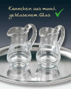 Messkännchen Glas 9cm mundgeblasen