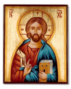 Ikone "Pantokrator" segnender Christus, 32 x 44 cm