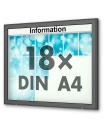 Schaukasten Alu 100 mm tief Außenmaß 1390 x 1130 mm