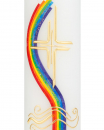 10 Wachsplatten 20 x 10 cm Sortiment Regenbogenfarben