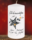 Weihnachtskerze Poesie-Kerze " Weihanchten"